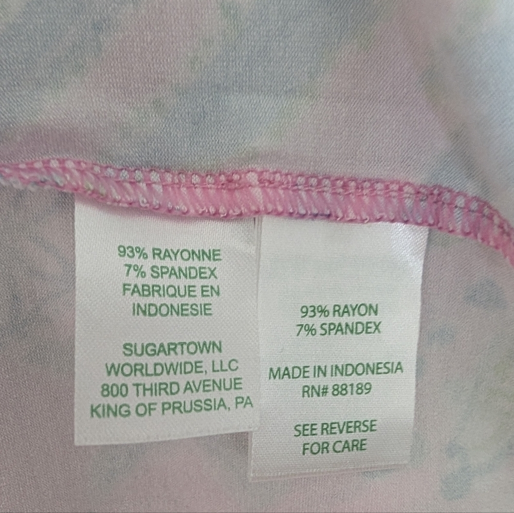 LILLY PULITZER Mini Sophie Dress Girls XL 12-14 Floral Ruffle Nautical Pink Blue - Picture 6 of 9